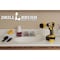 Drill Brush Power Scrubber By Useful Products 5 in W 5 in L Brush, Yellow Y-L-2M-QC-DB - alternate 7
